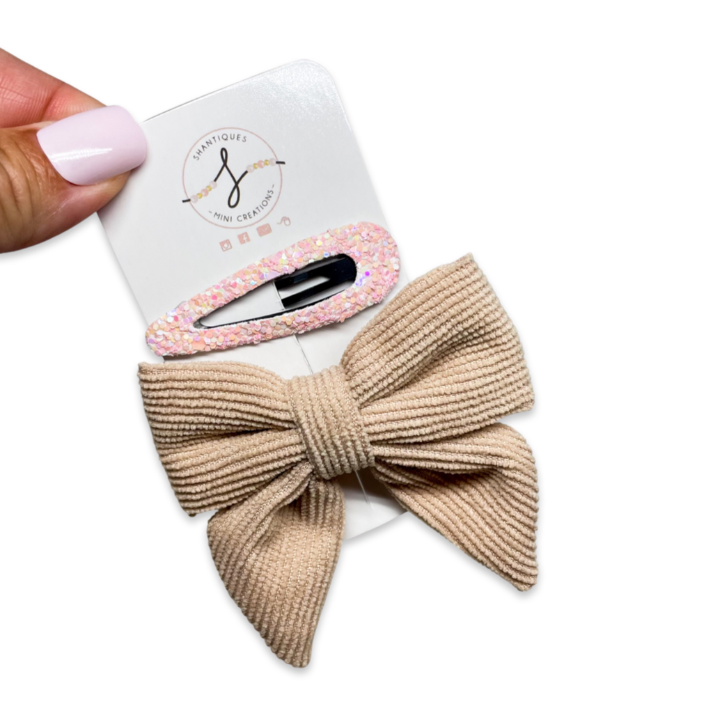 BOW SETS - BEIGE