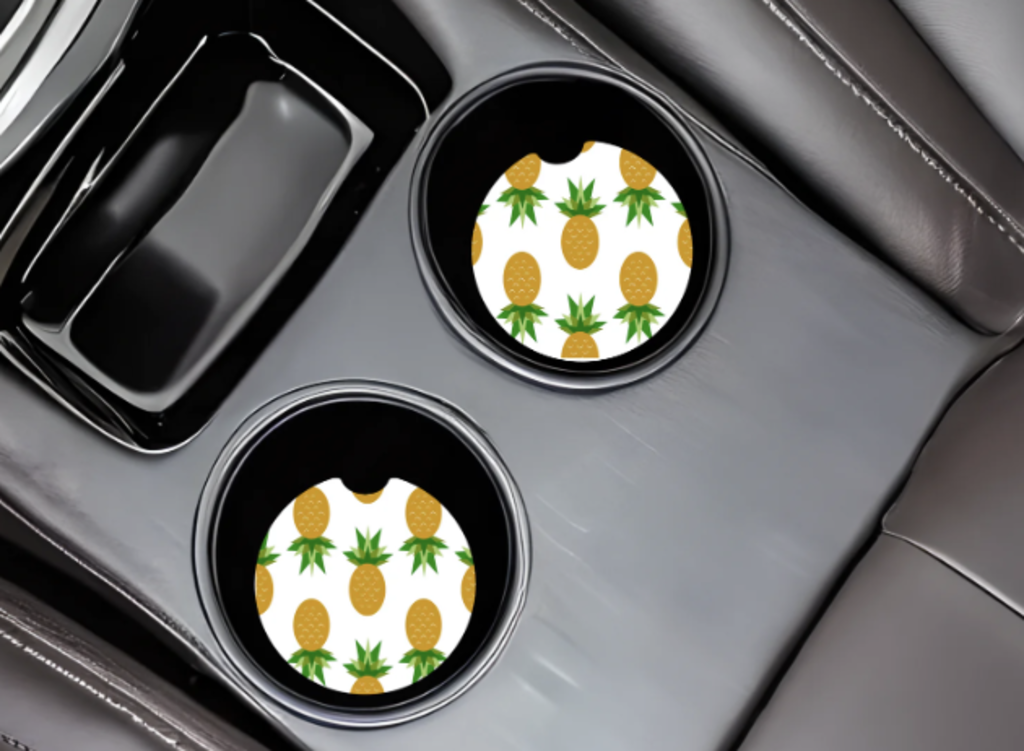 Pineapple Car Coasters