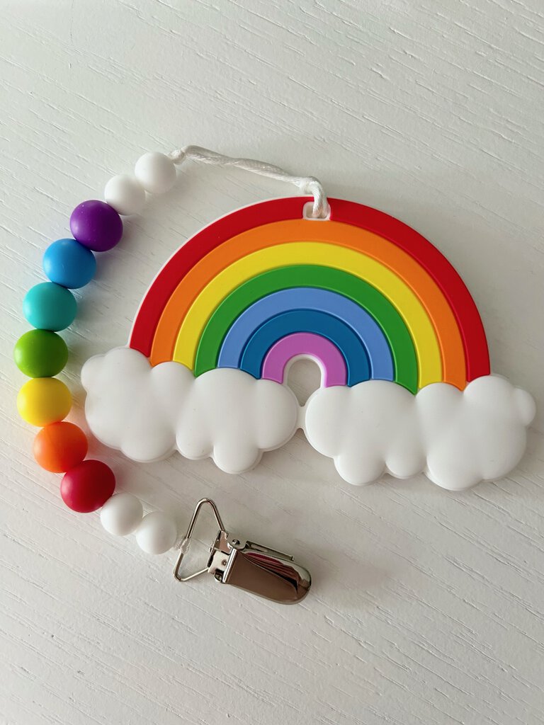 Rainbow Teether & Clip