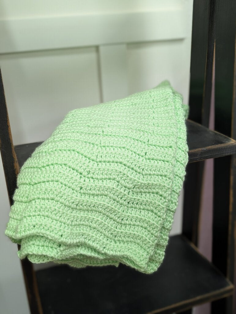 Mint Green Baby Blanket 31"x38"