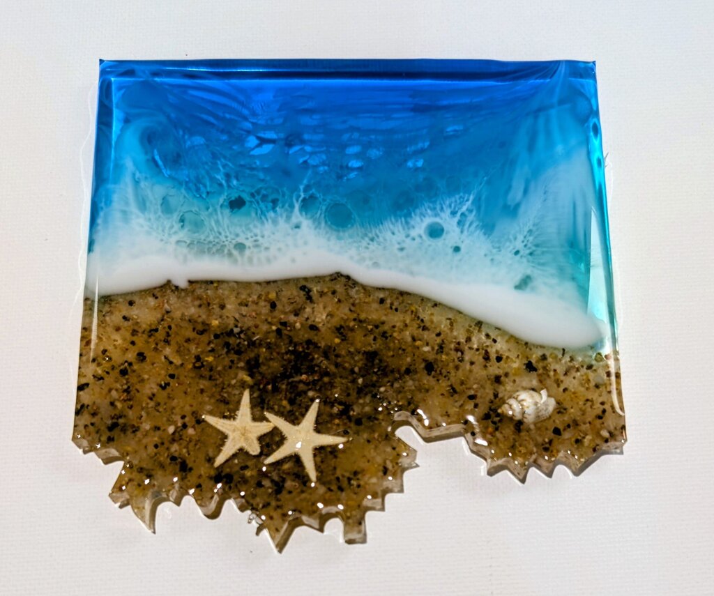 Irregular Shaped Ocean coaster