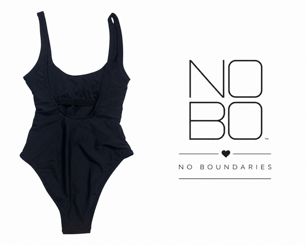 NOBO No Boundaries Black One-Piece Swimsuit ~ Small ~ NWT