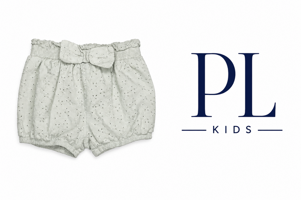 PL Kids Green Eyelet Shorts - SIze 4T