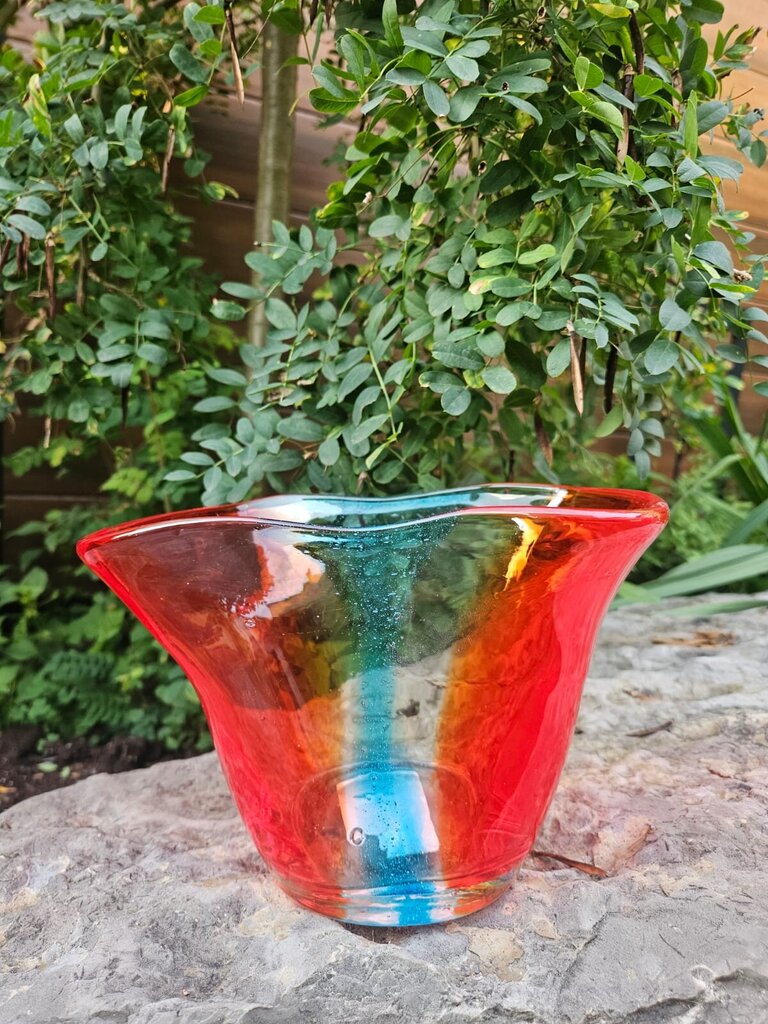 Vase-Blown Art Glass