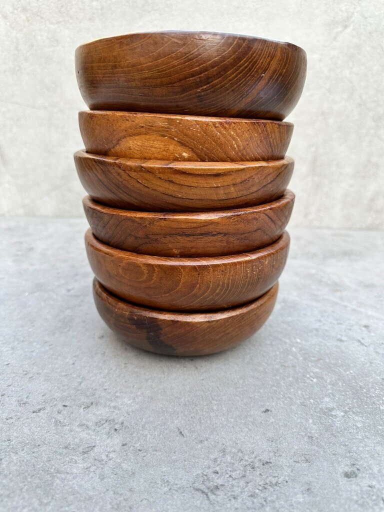 Wood Bowls (set of 6)