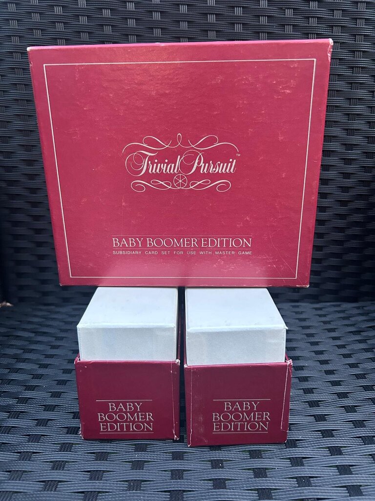 Trivial Pursuit Baby Boomer Edition Subsidiary Card Set