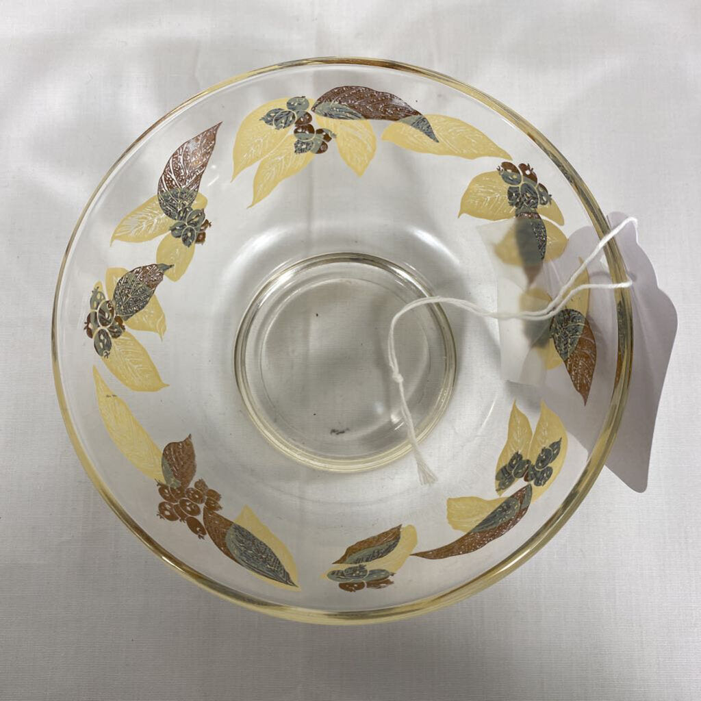 VTG GILDED SALAD BOWL