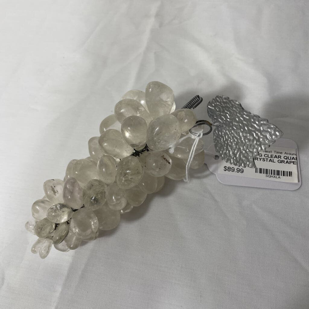 VTG CLEAR QUARTZ CRYSTAL GRAPES