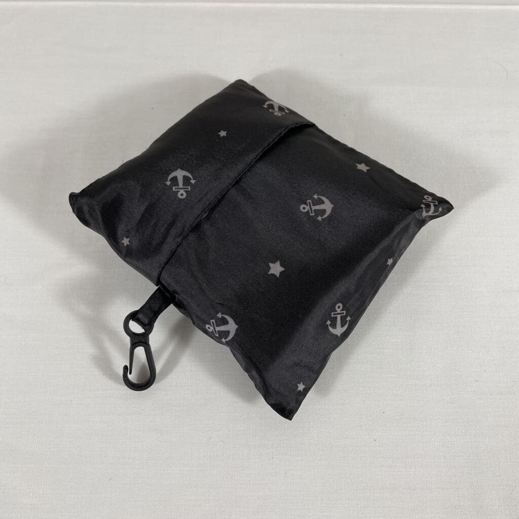 ECO-FRIENDLY FOLDING BAG - BLACK ANCHOR