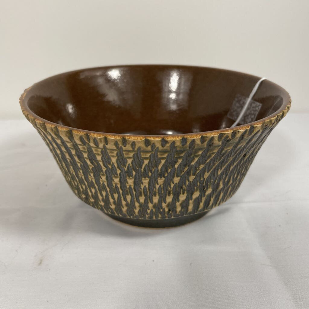 VTG BIRCH BARK MODERNIST BOWL