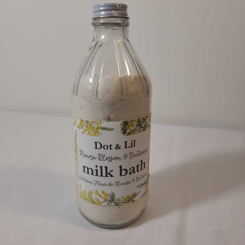 Mimosa Blossom & Nectarine Milk Bath by DOT & LIL