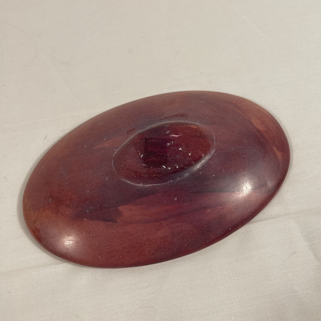 HAND CARVED SOAPSTONE DISH