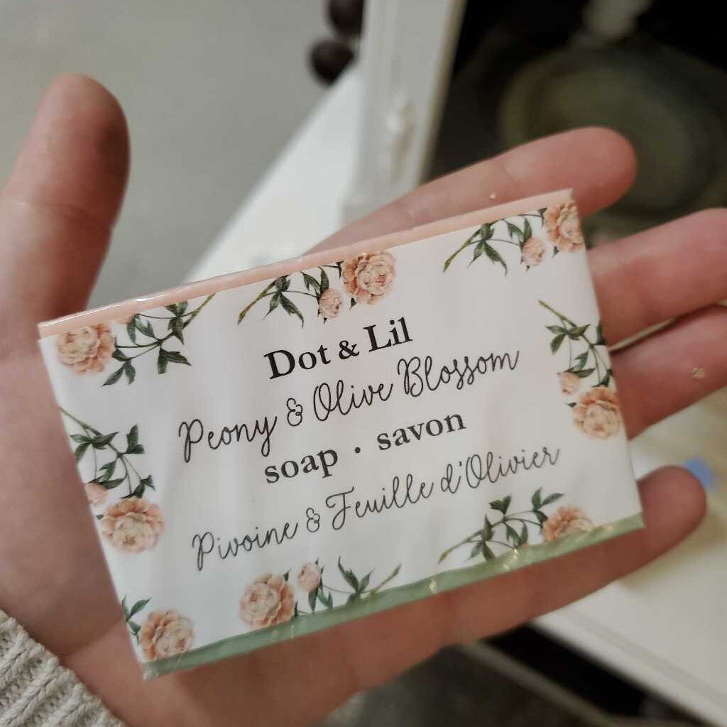 Peony & Olive Bar Soap by Dot & Lil