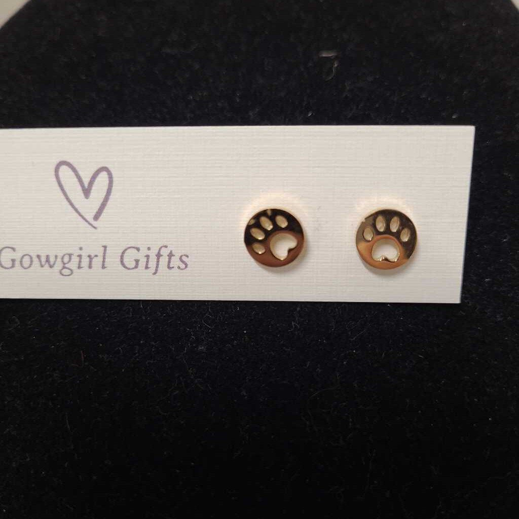 Studs - Paw Prints