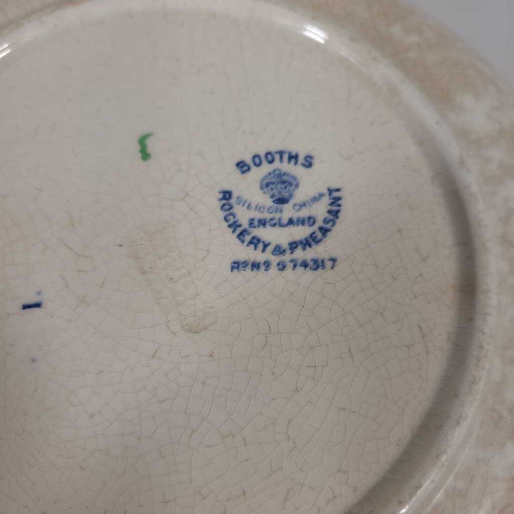 1920'S BOOTHS ROCKERY & PHEASANT BOWL