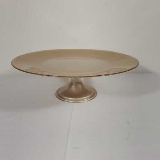 FOOTED GOLD PLATE
