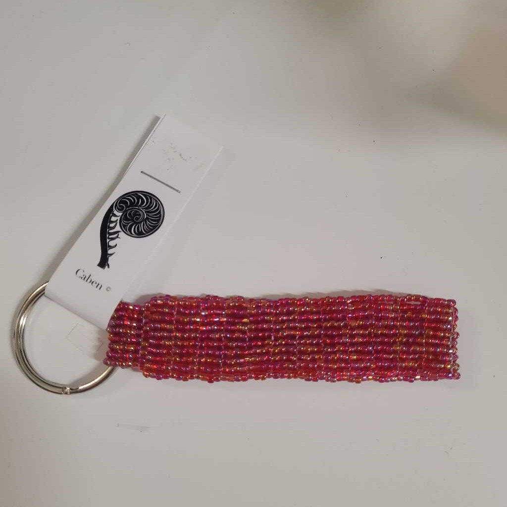 GLASS BEAD KEYCHAIN 11
