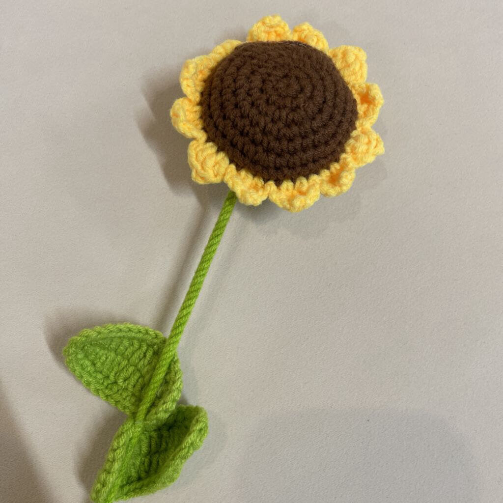 HAND CROCHET SUNFLOWER