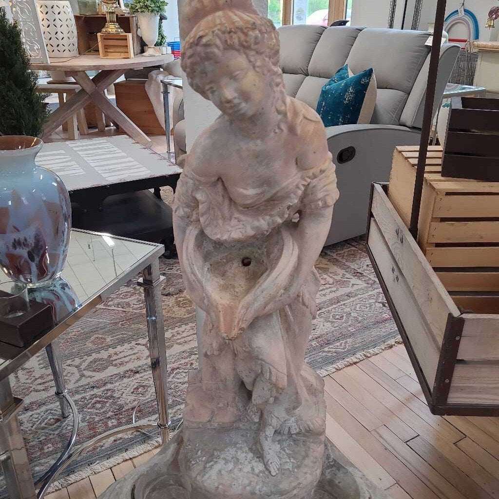 3PC CONCRETE FOUNTAIN~NO PUMP