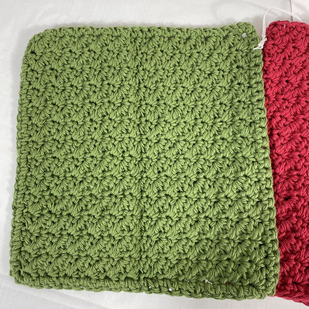 8" 100% COTTON DISH CLOTH