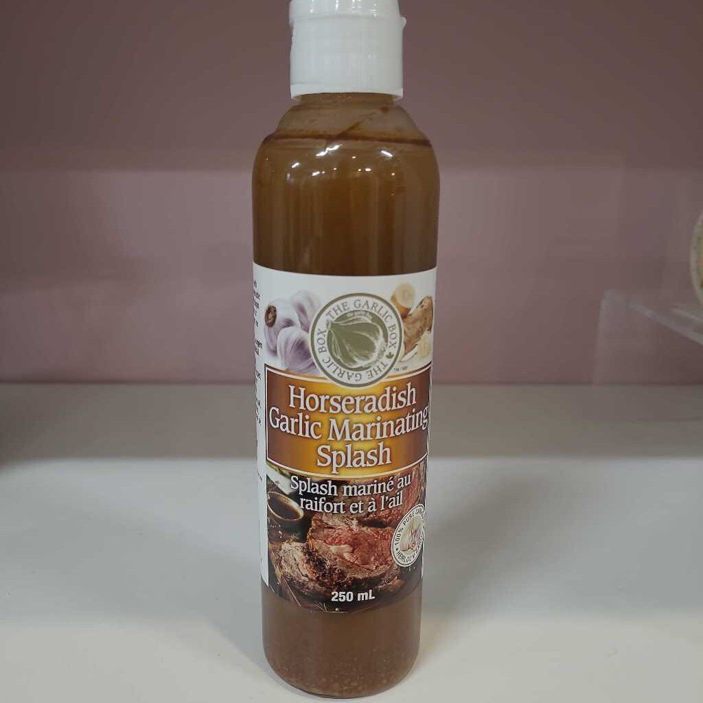 HORSERADISH GARLIC MARINADE SPLASH