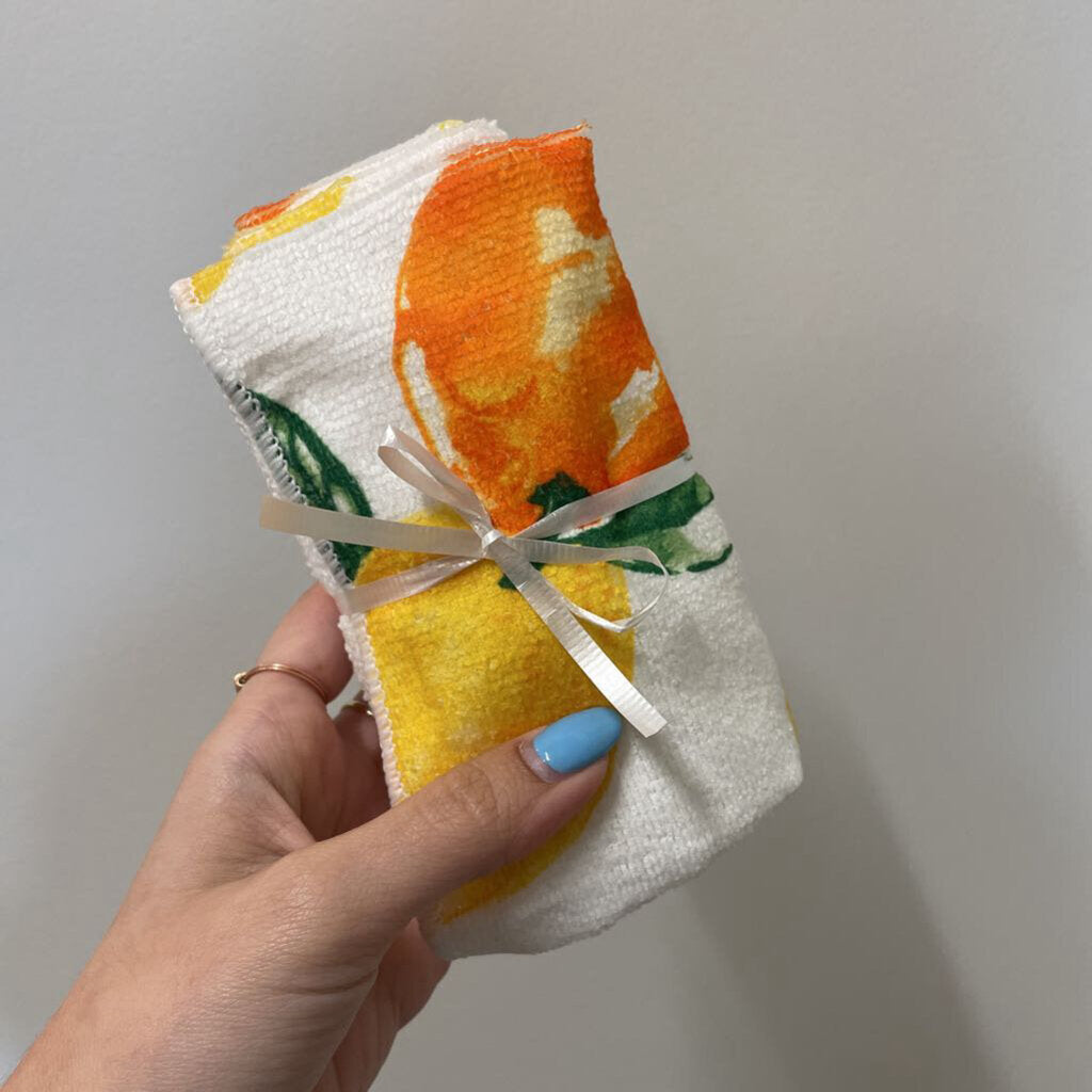Citrus hand towel