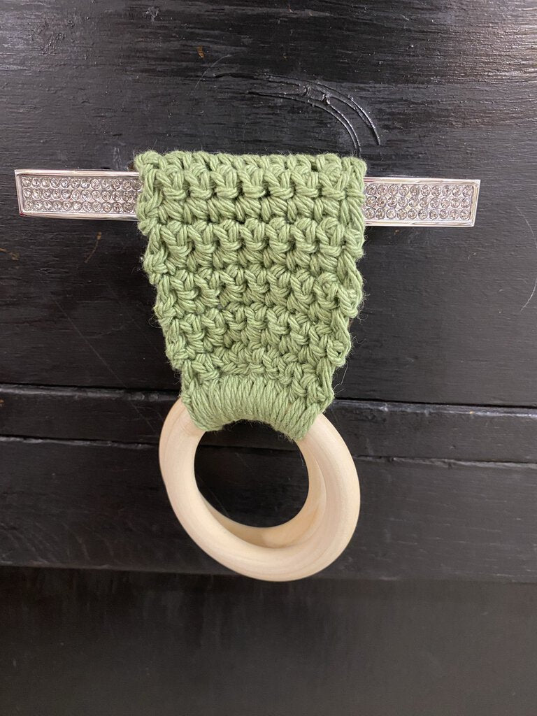 HAND CROCHETED TOWEL RING - ASSORTED