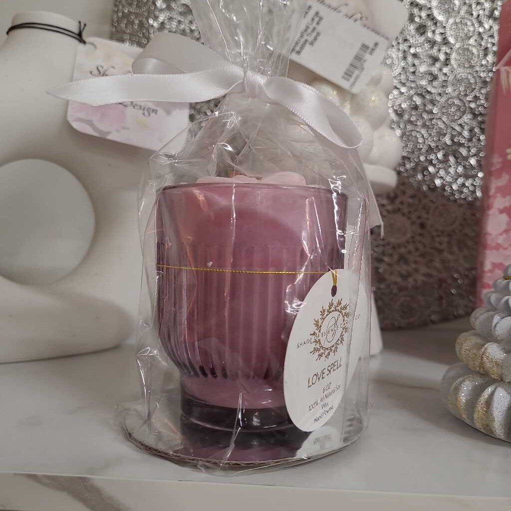 6 oz Candle -Purple Rose Vessals