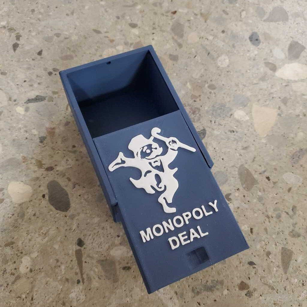 MONOPOLY DEAL GAME & BLUE CASE