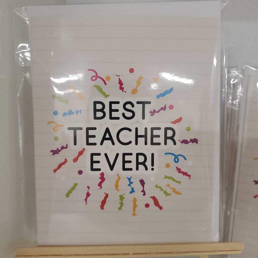Best Teacher Ever Card