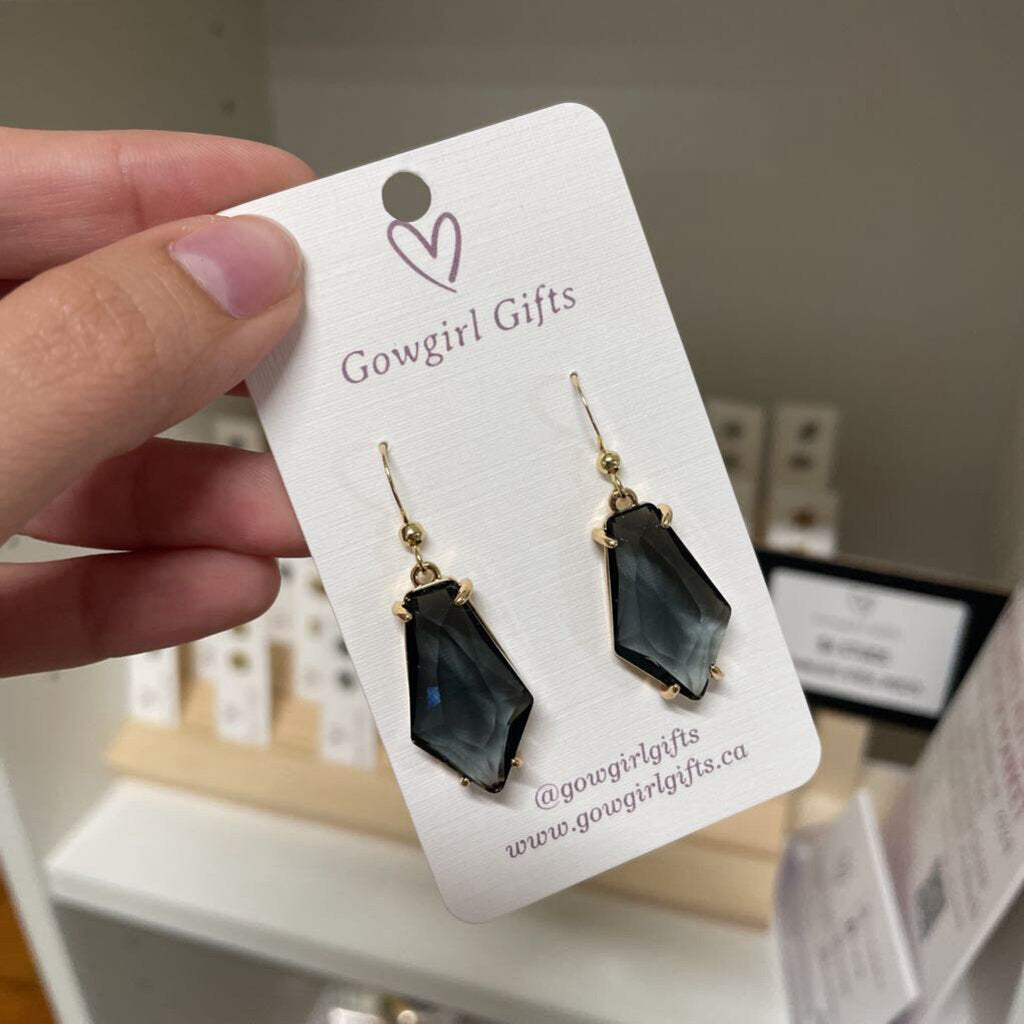 Earrings - Glass Pendant