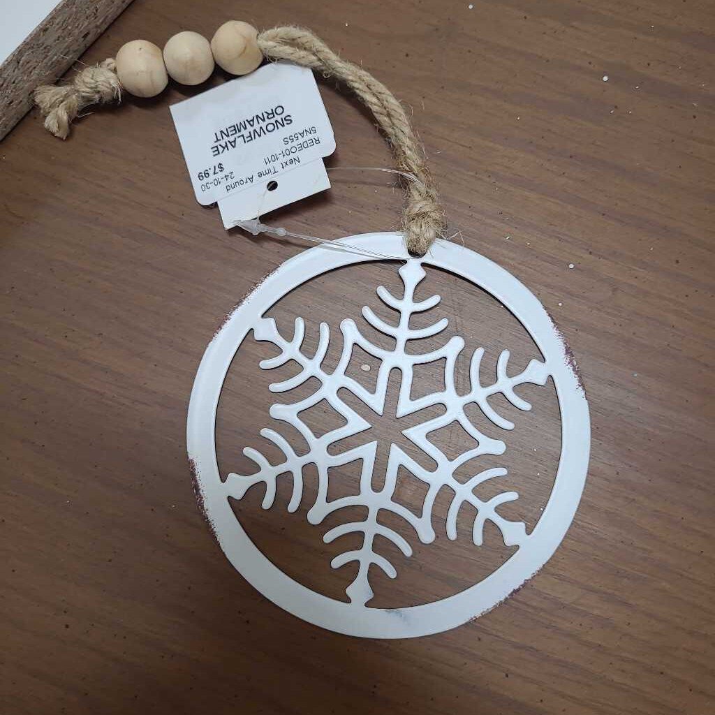 SNOWFLAKE ORNAMENT