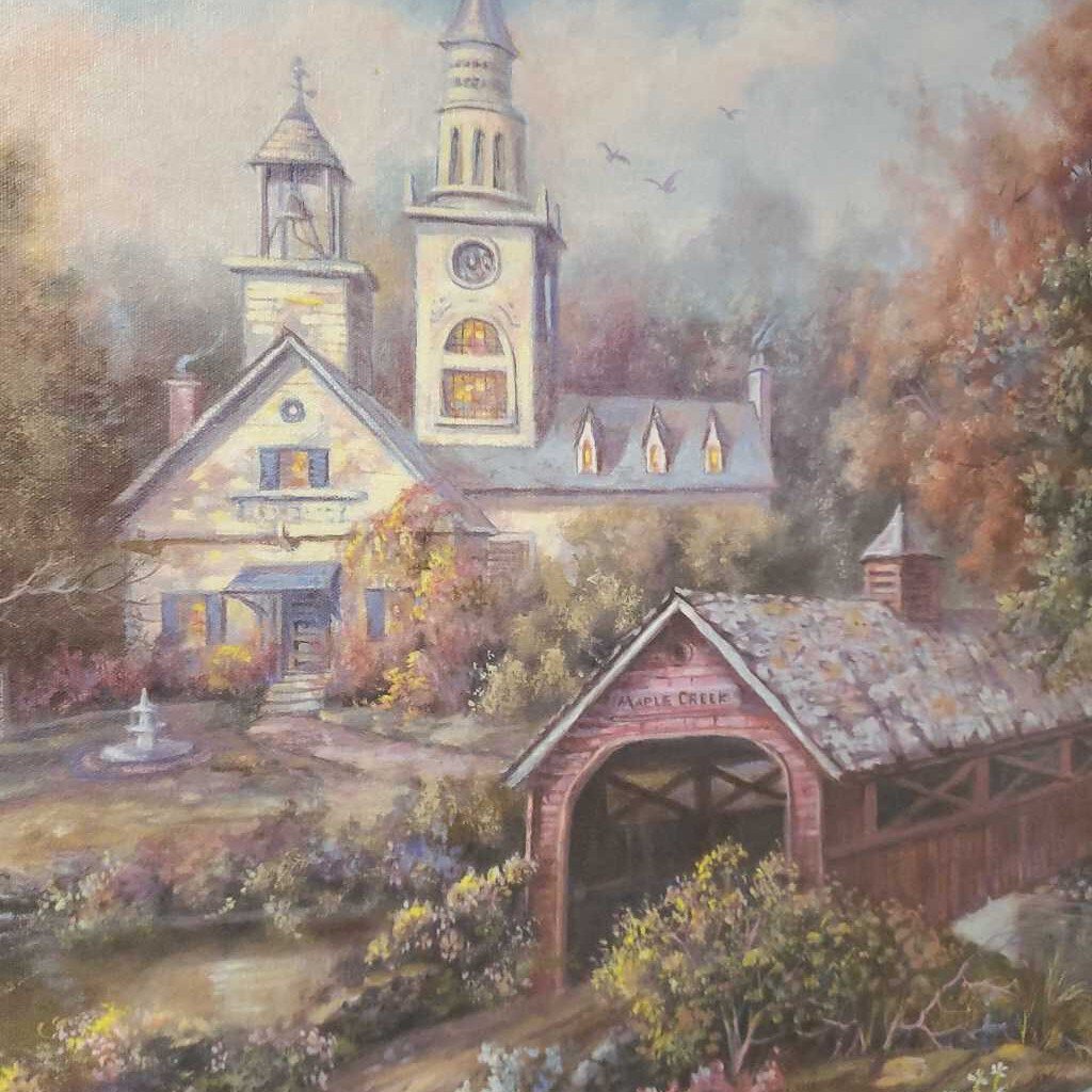 MAPLE CREEK FRAMED CANVAS