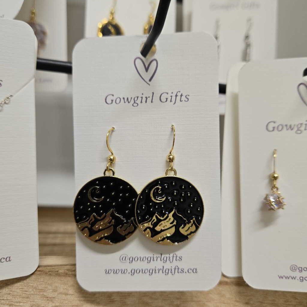 Earrings - Night Sky