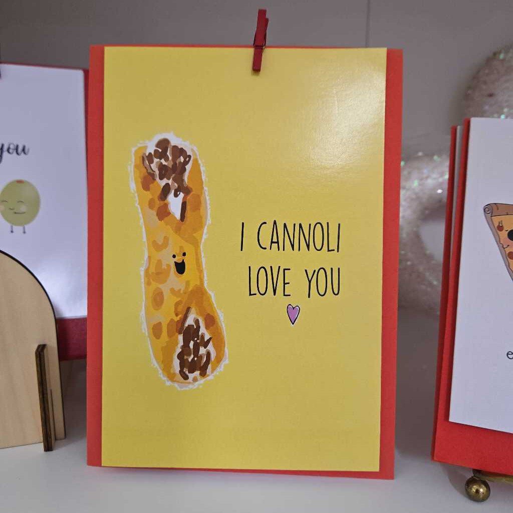 Card - " I Cannoli " ...