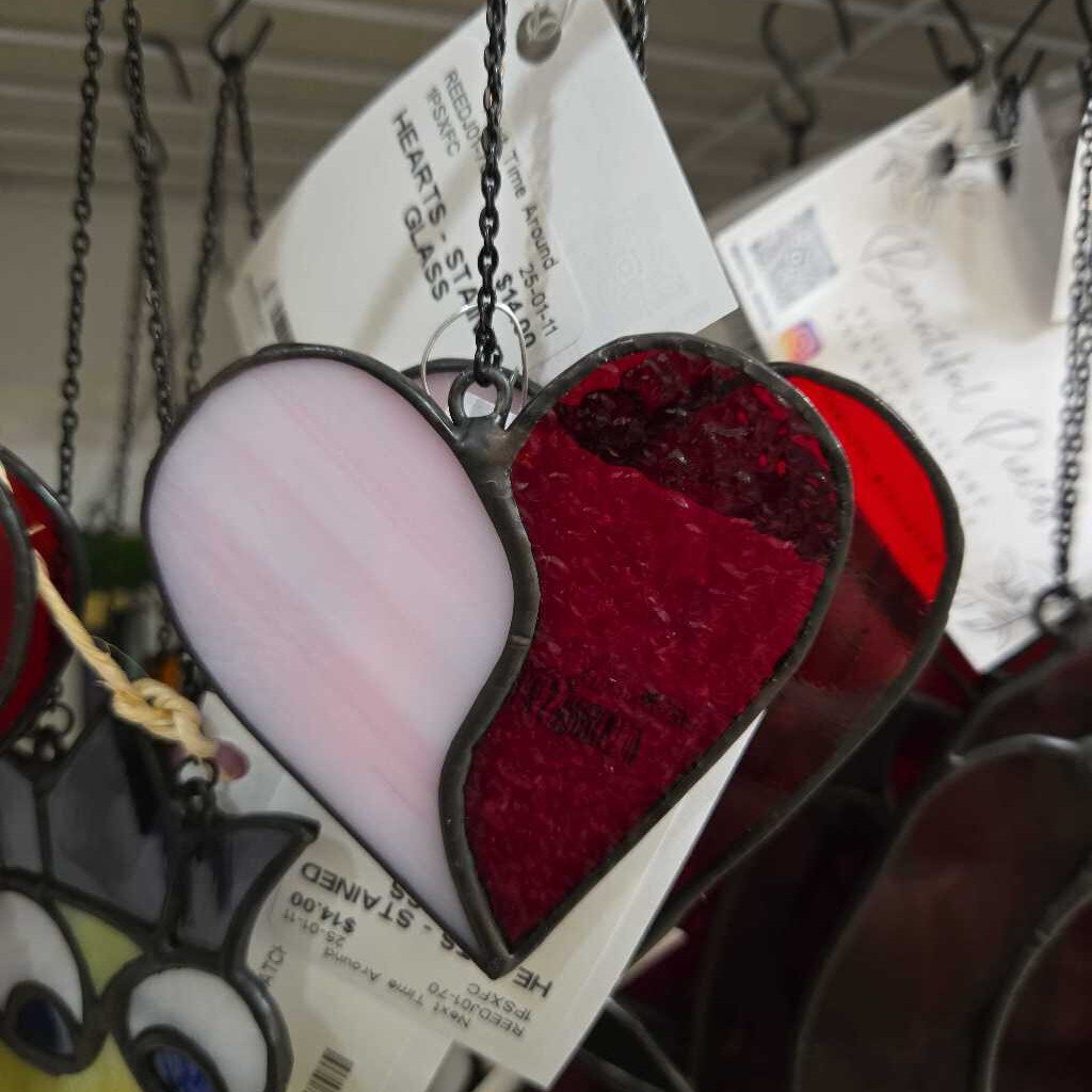 HEARTS - STAINED GLASS