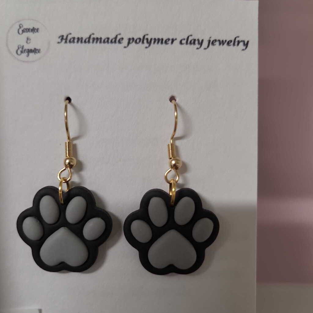 PAW PRINT GOLD - BLACK/GREY