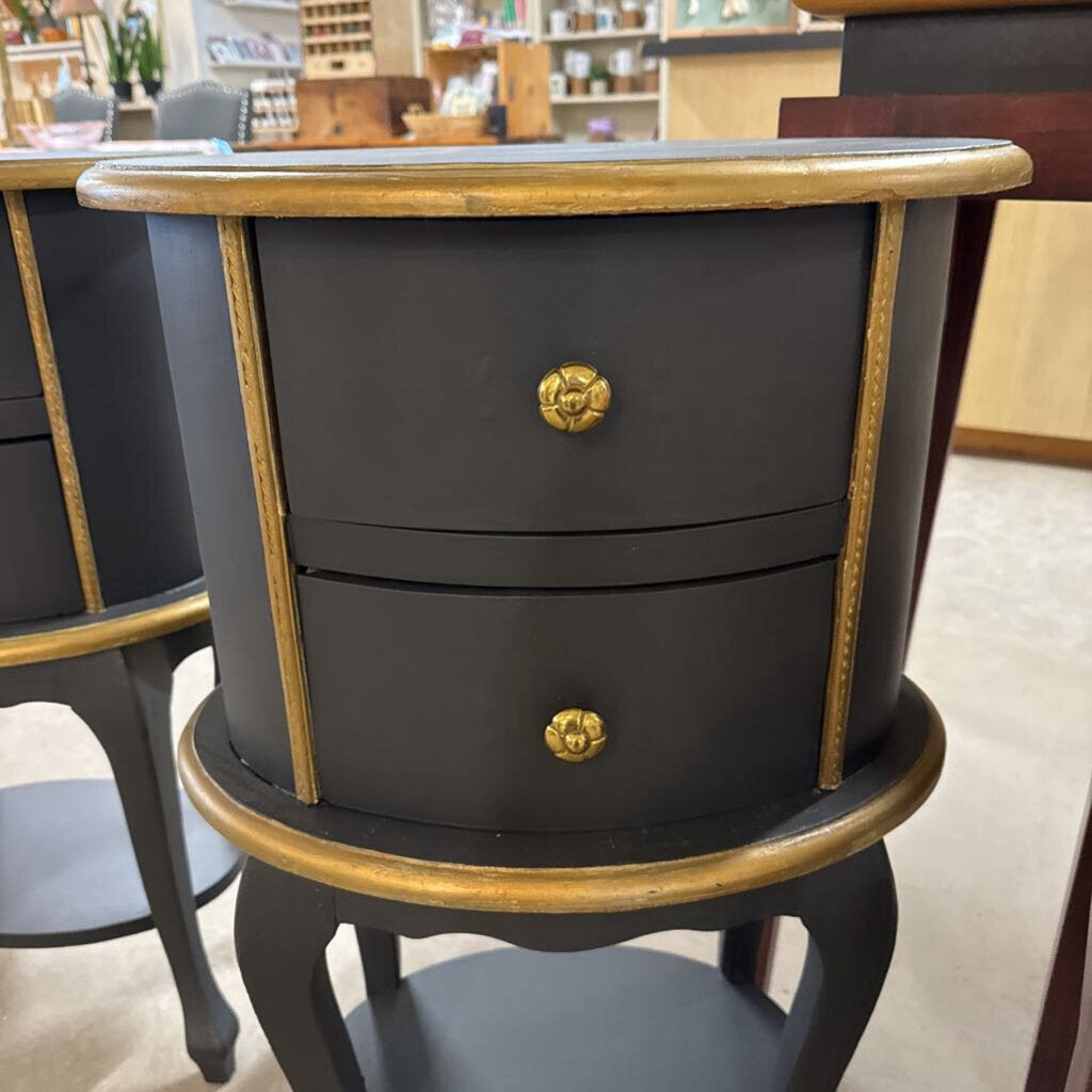 PR NEWLY PAINTED FRENCH SIDE TABLES