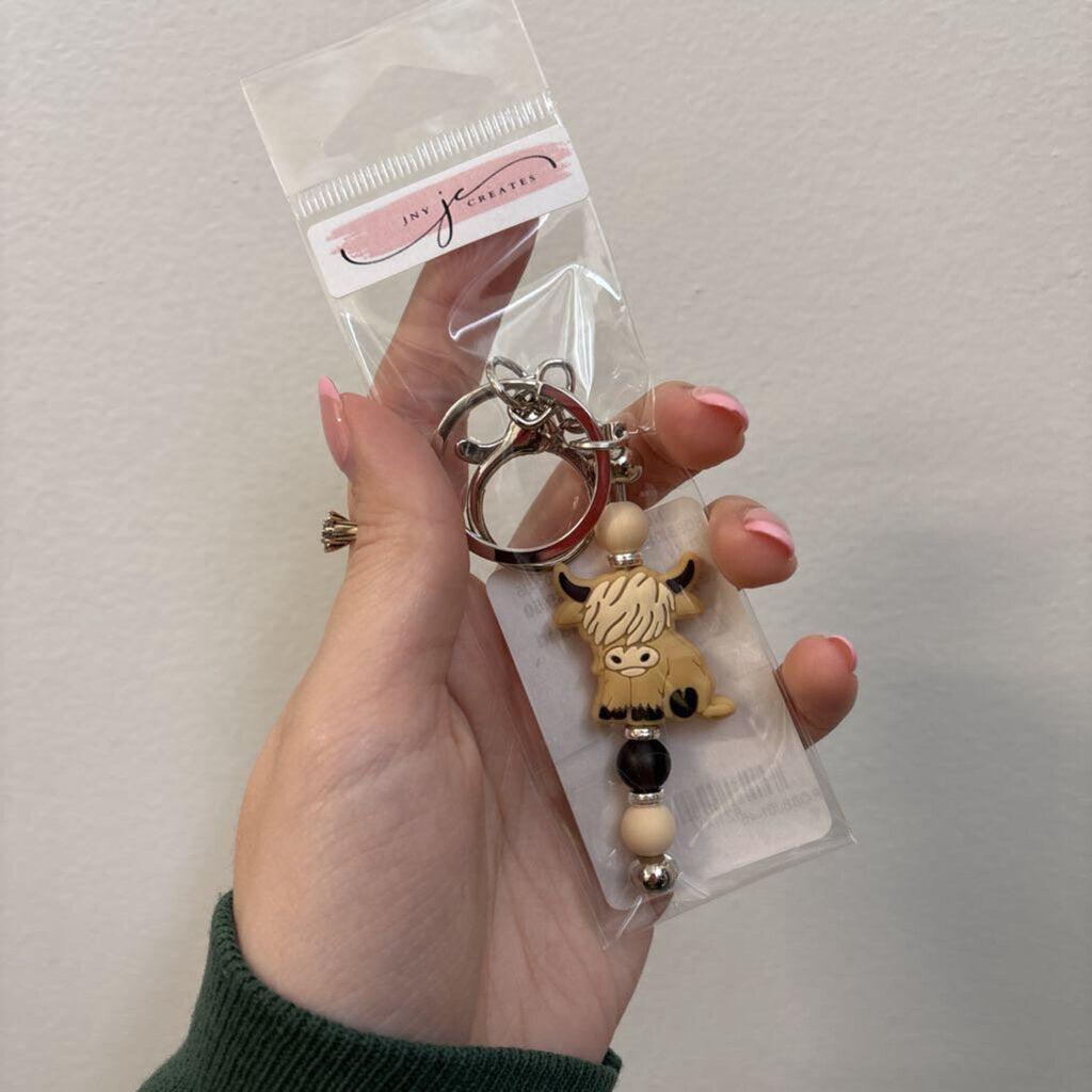 Keychain - Highland Cow
