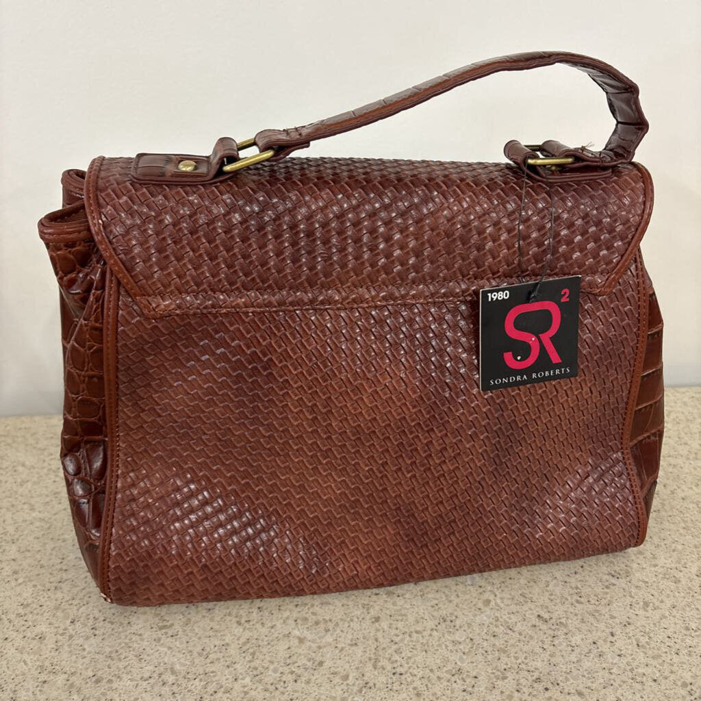 SONDRA ROBERTS BROWN HANDBAG - NWT