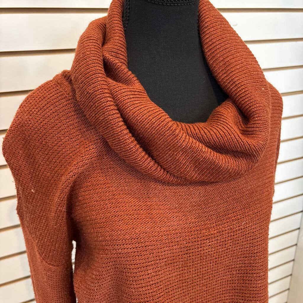 BURNT ORANGE TURTLE NECK