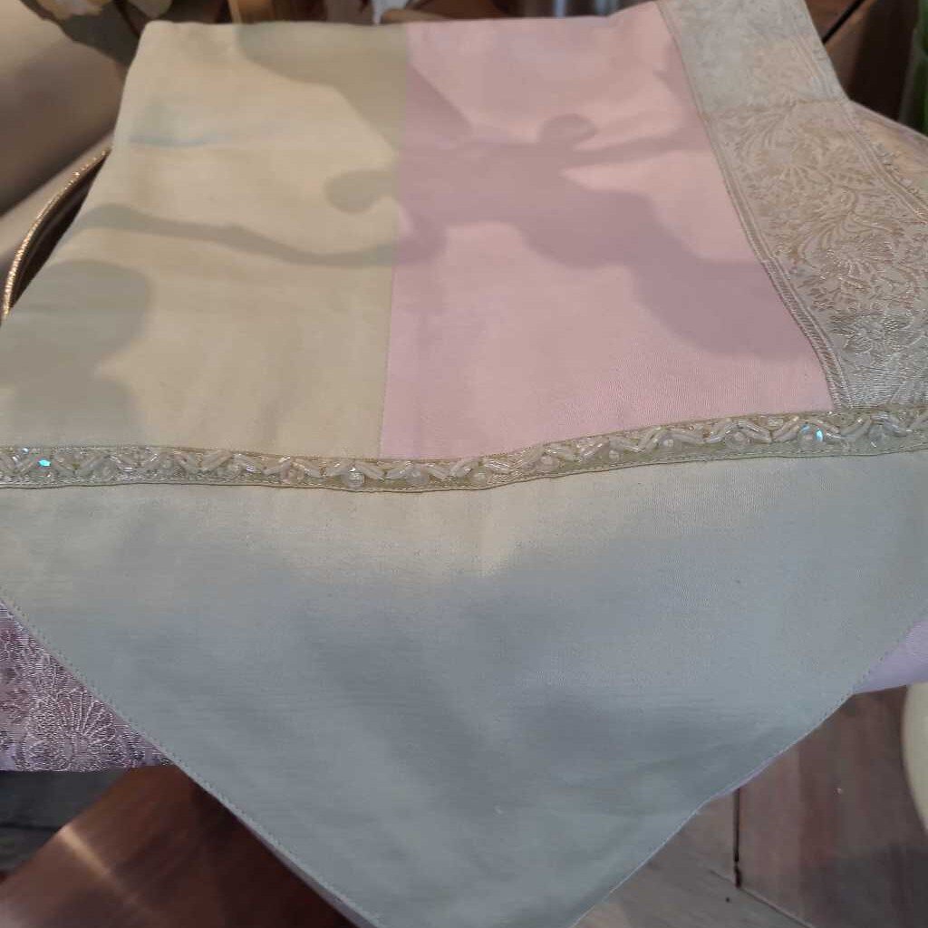 6' PINK & TAUPE RUNNER