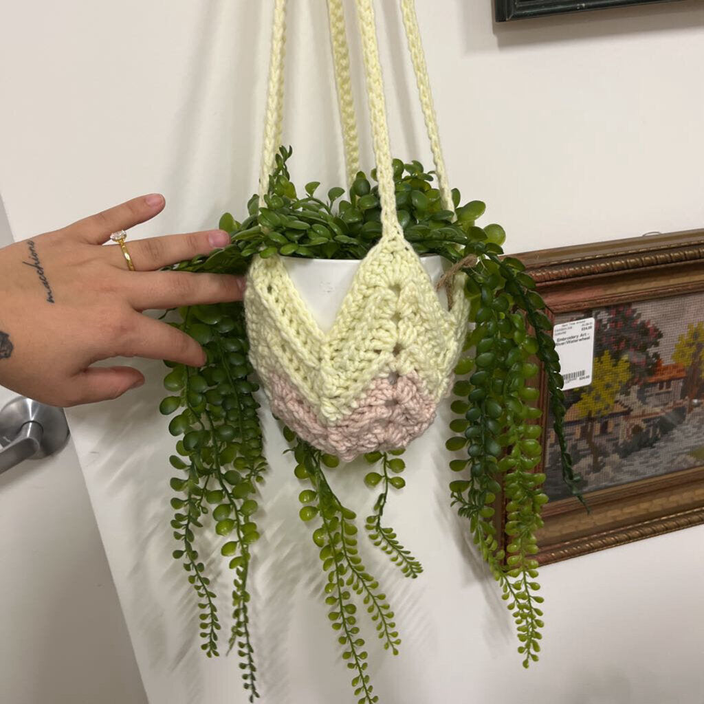 XL Crochet Plant Hanger