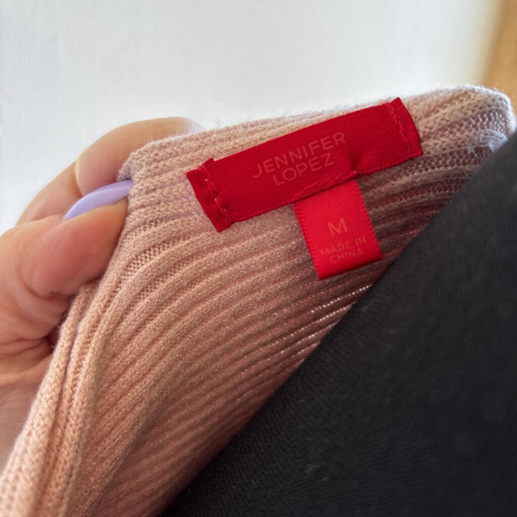 BLUSH PINK SWEATER W/SILVER DETAIL