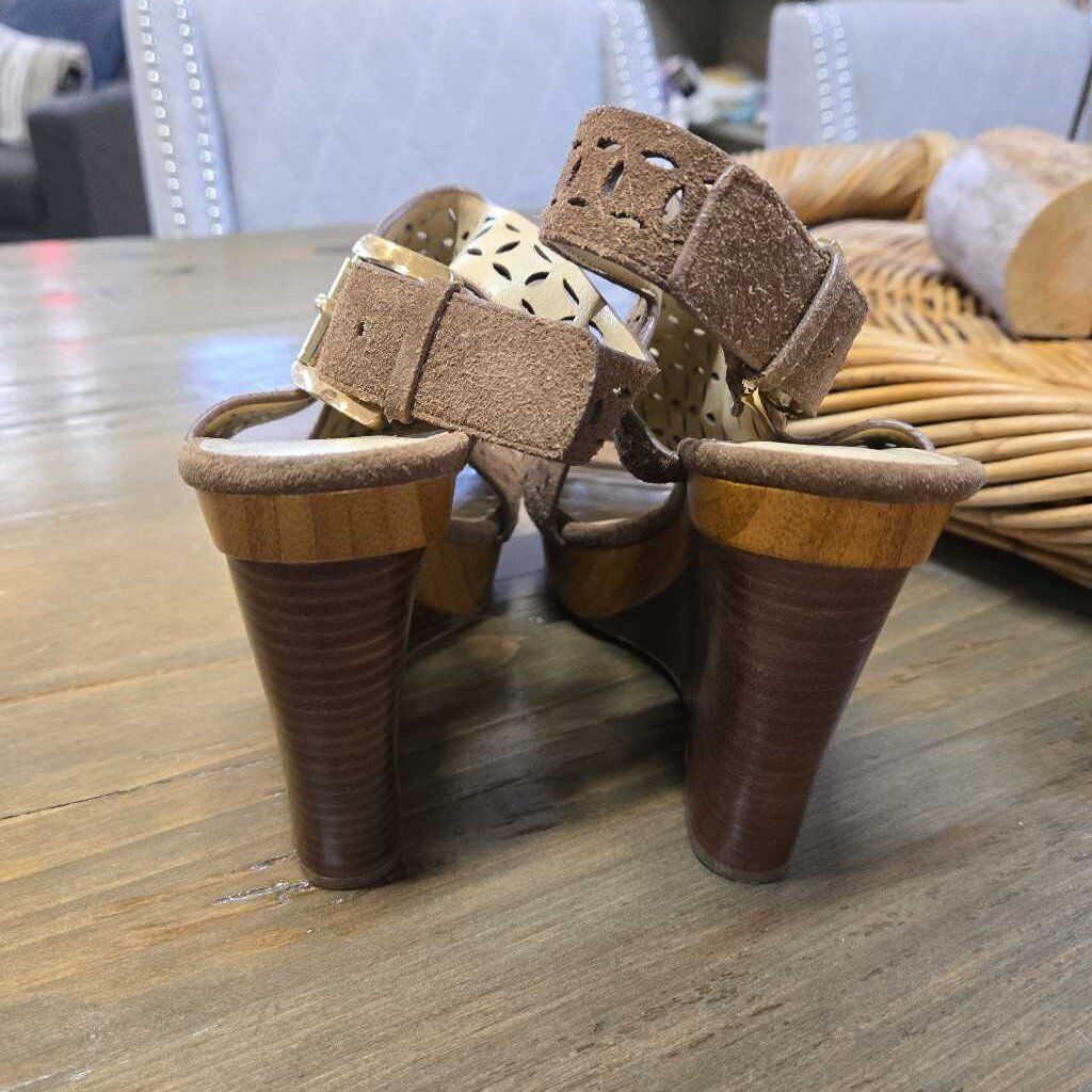 JOSEPHINE BROWN SUEDE WEDGE