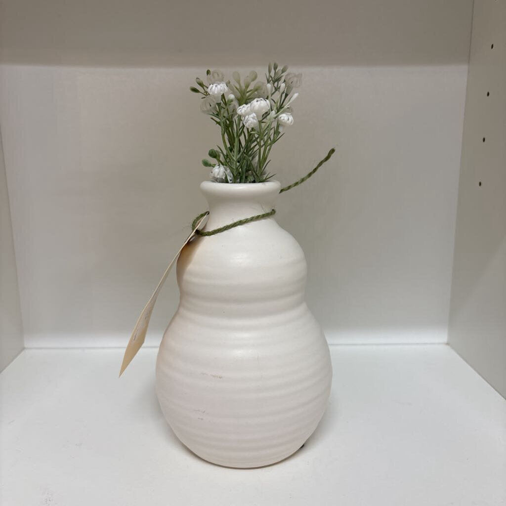 Petite White Vase