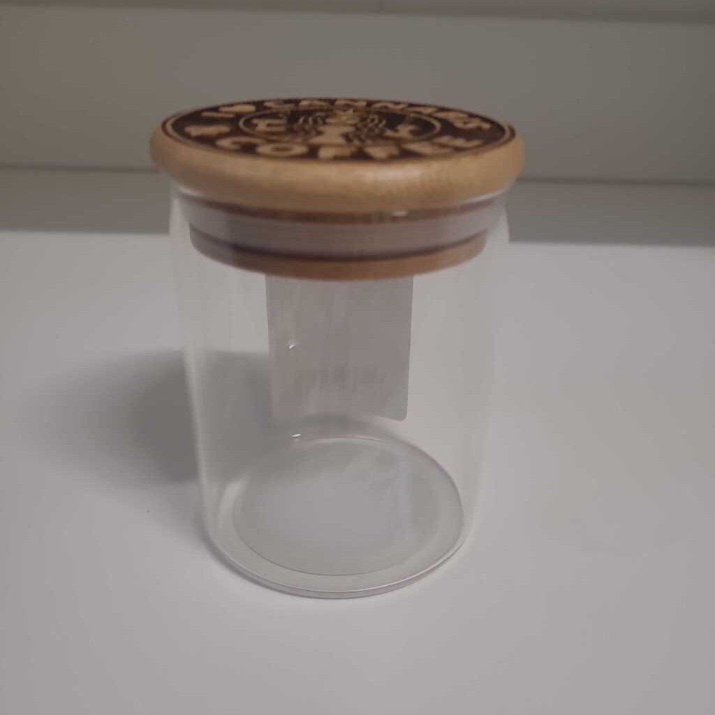 SM GLASS JAR - CANNA&COFFEE