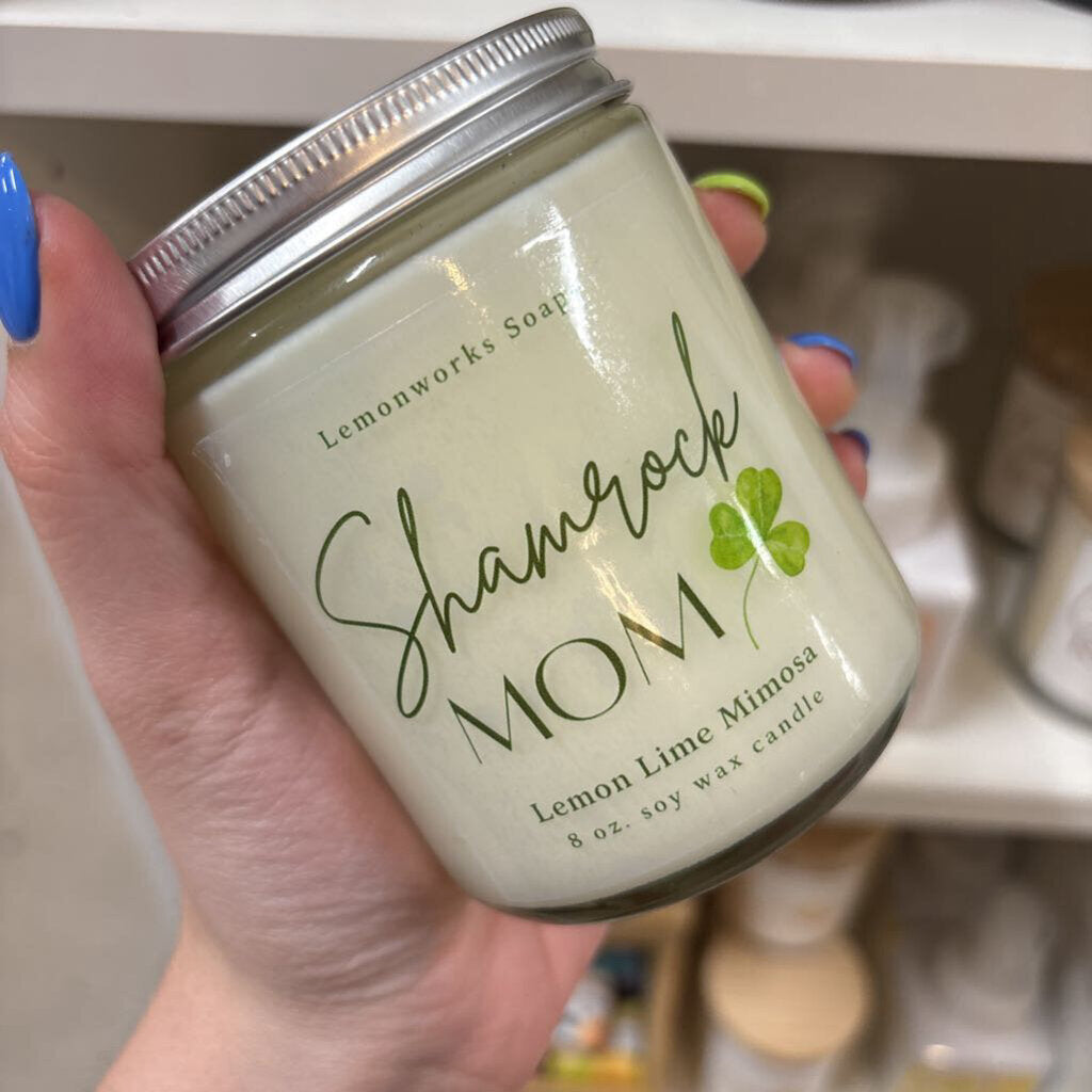 Shamrock Mom Candle - Lemon Lime Mimosa