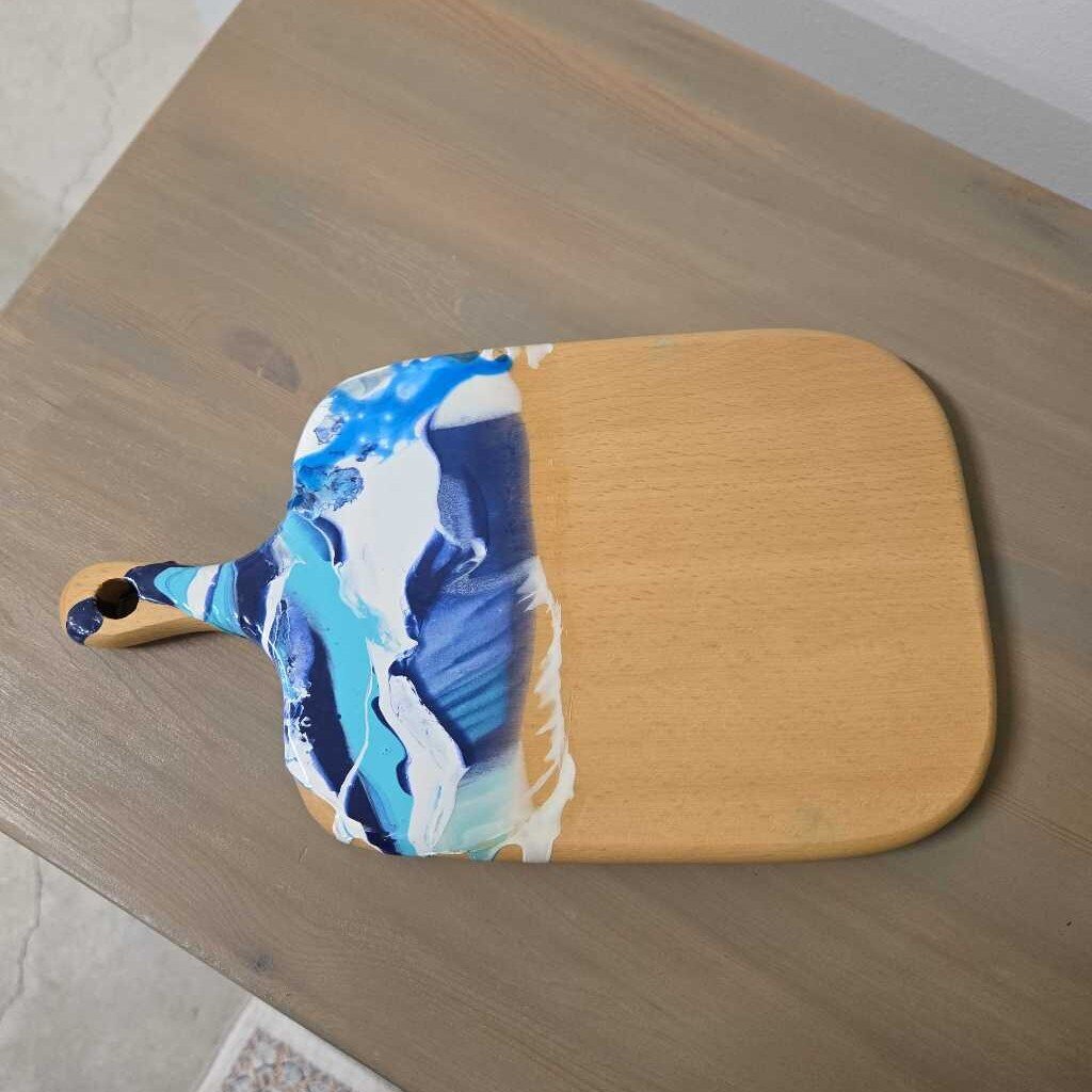 Poured Resin Small Cutting Board