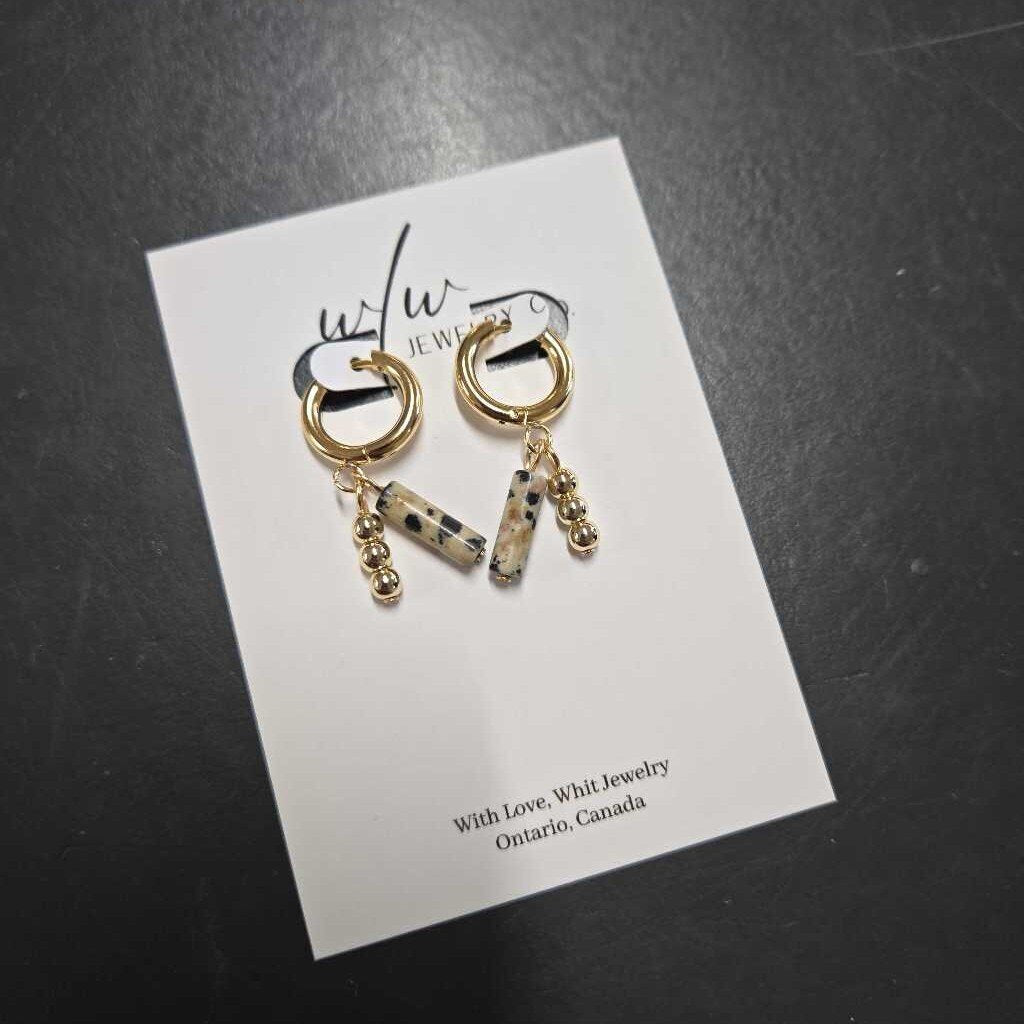DALMATION JASPER HOOPS